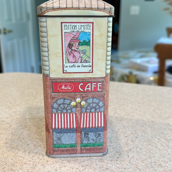 Vintage original coffee tin “melitta” late 1980’s Home Decor - Picture 3 of 9